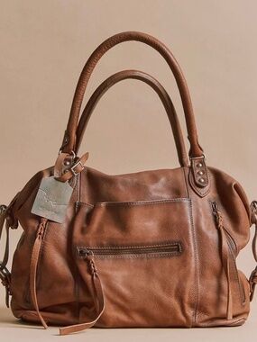 RARE sold-out full-size Free People Emerson bag in saddle brown